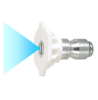 40° (White) Colour Coded Quick Release Wash Nozzles