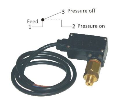 240v, 15Amp, 3 Wire Brass Pressure Switches